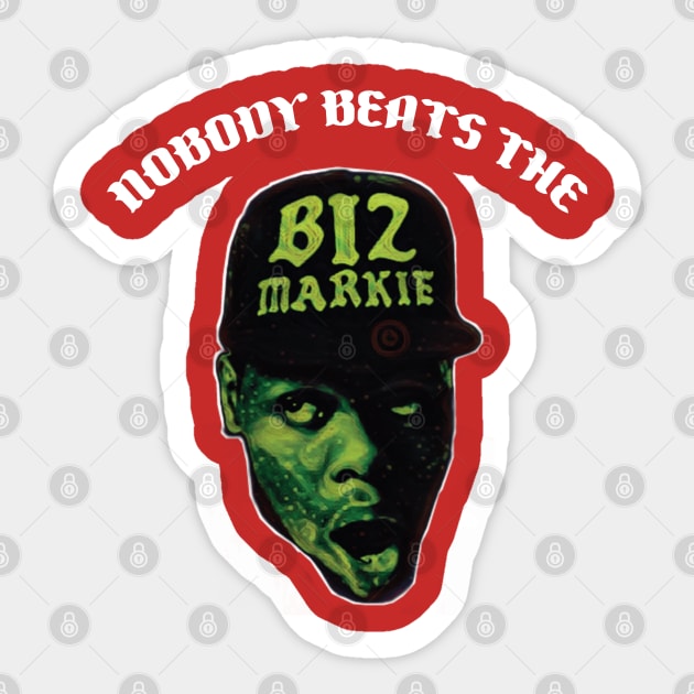 Nobody Beats The Biz /\/\/ Original Hip Hop Design Sticker by Trendsdk